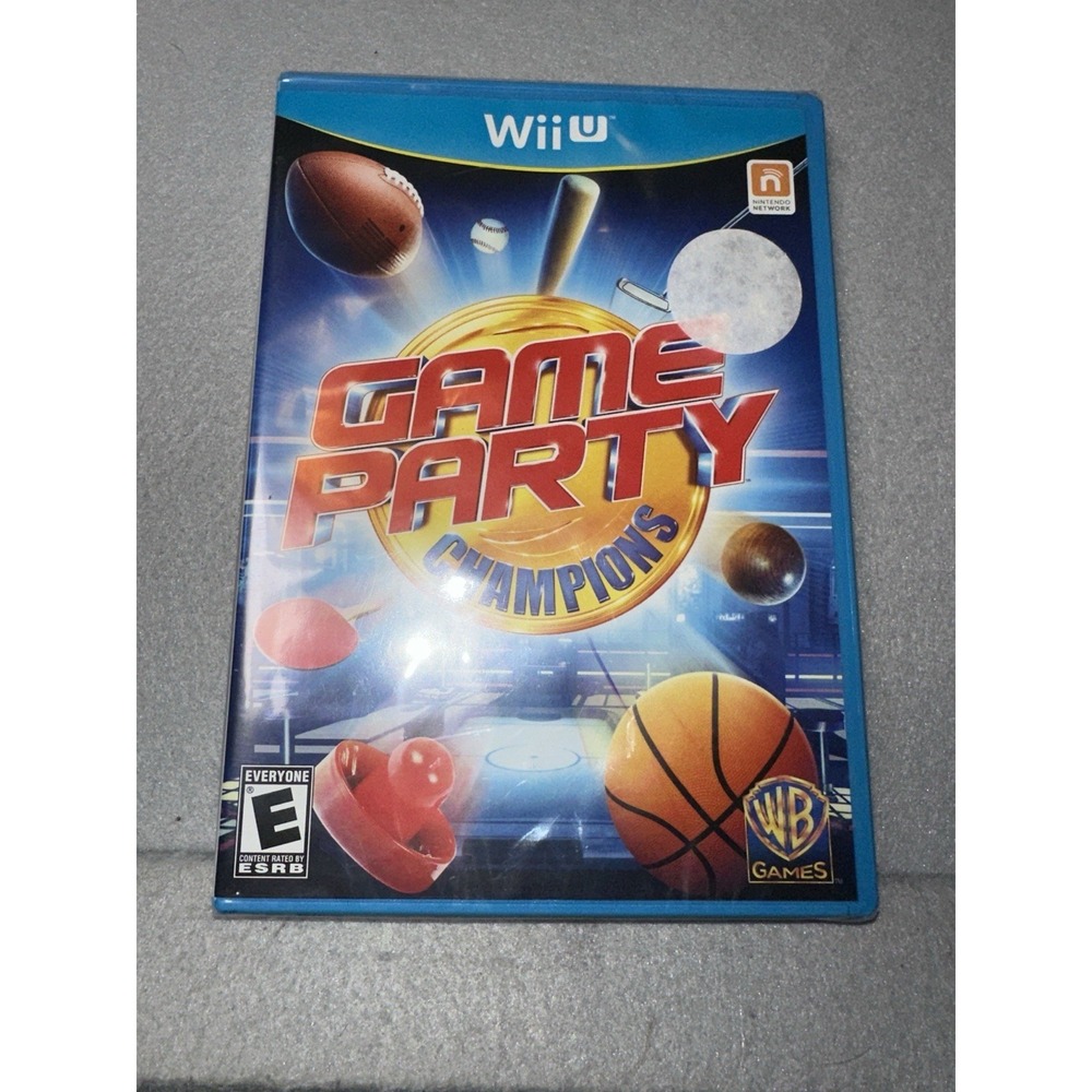 Game Party Champions Warner Bros WB Nintendo Wii U BRAND NEW SEALED!